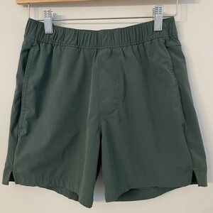 Hollister Mens XS Shorts Green Active Athletic Stretch 5" Inseam Hike Gorpcore